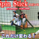 バッティングは下半身が大切！元プロ野球選手　水口栄二が開発した　野球心スピンステックを使うと良くなる！
